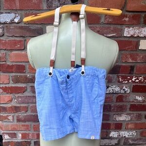 Me & Henry London Boys Shorts with Suspenders Sizer 6/7Y
